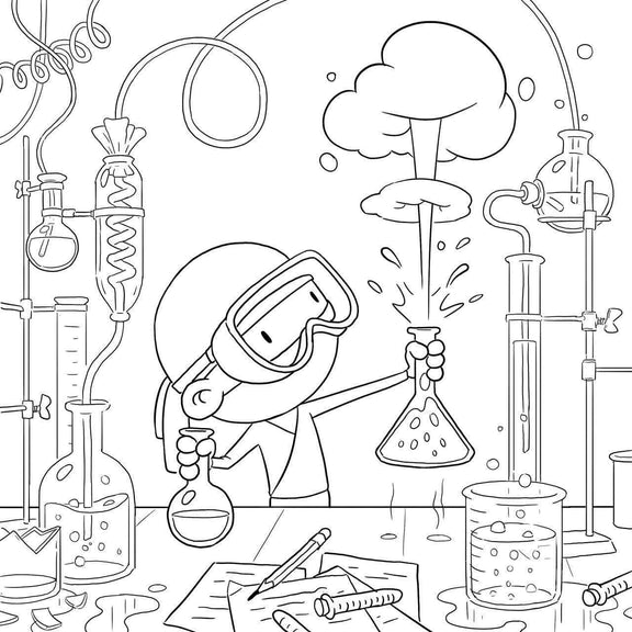 Hello Ninja Coloring Book