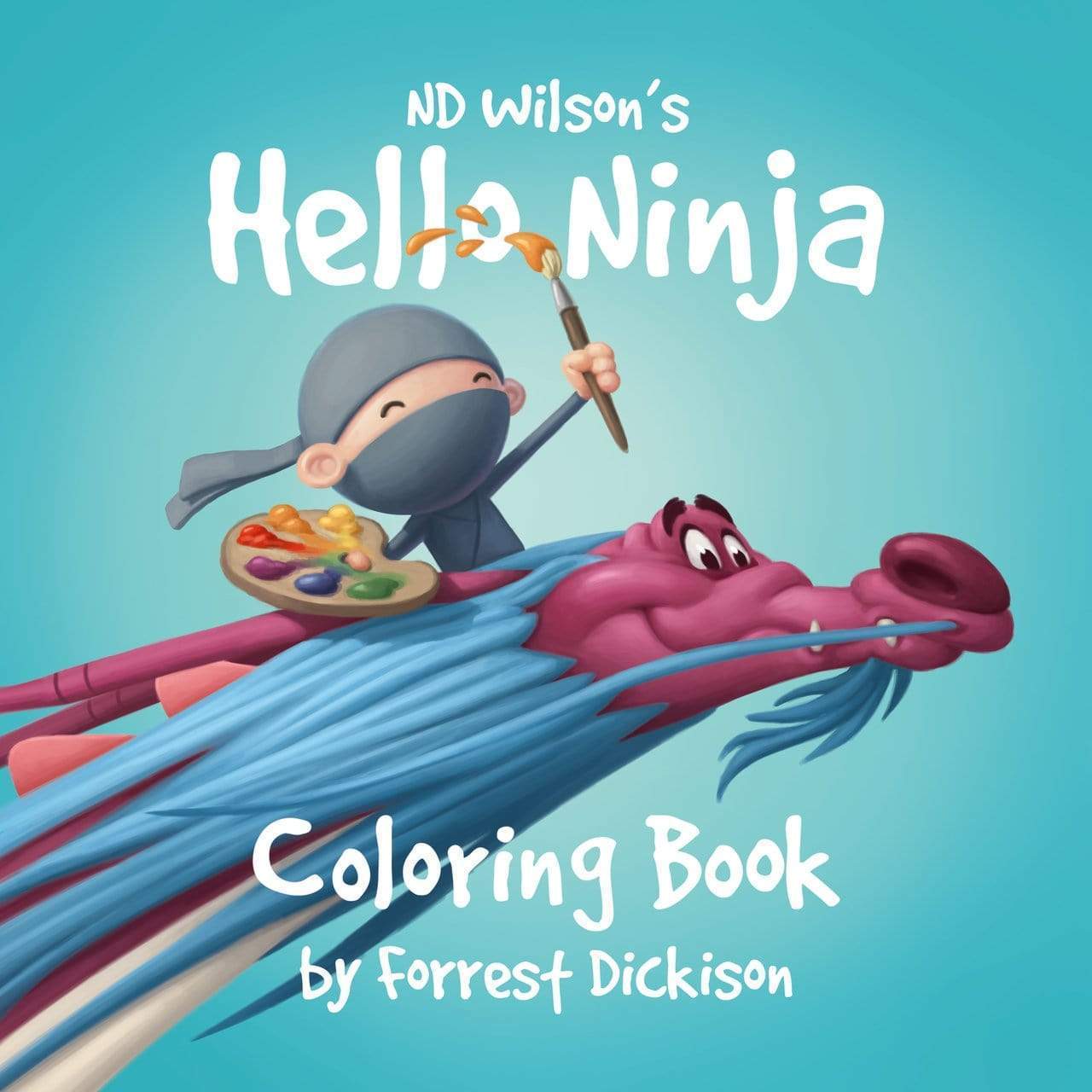 Hello Ninja Coloring Book