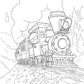 Hello Ninja Coloring Book