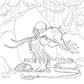 Hello Ninja Coloring Book