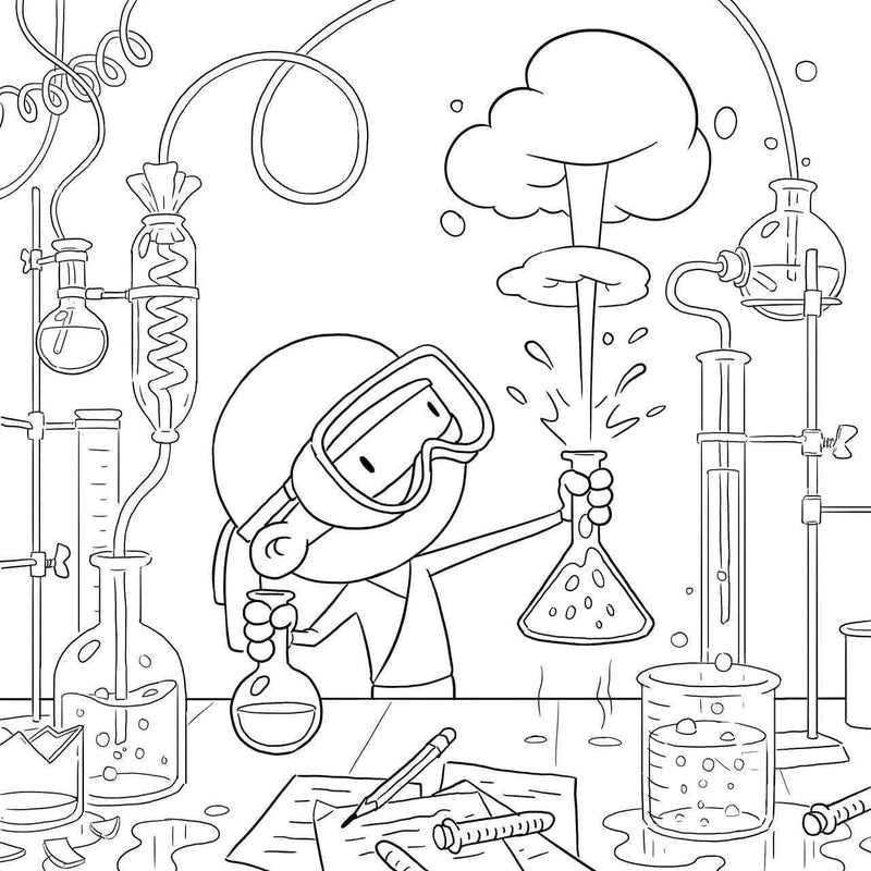 Hello Ninja Coloring Book